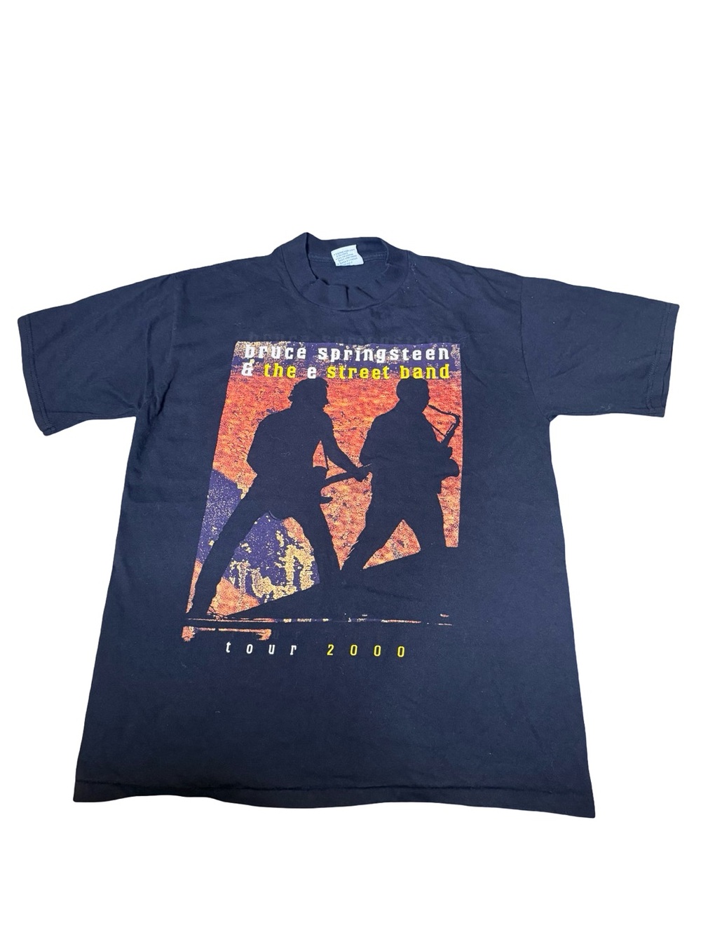 Bruce Springsteen & The E Street Band Tour 2000 Black Graphic Tee by All Sport L